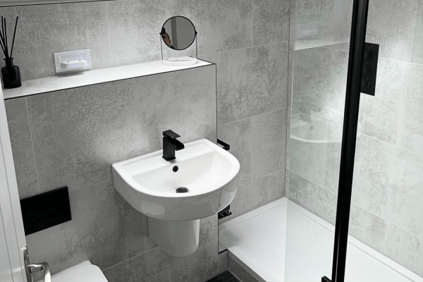 Bathroom Renovation Horley Surrey by Mode Construction Group Local Builders covering Surrey, Sussex, Kent