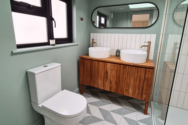 Bathroom Renovation in Redhill Surrey by Mode Construction Group Local Builders covering Surrey, Sussex, Kent