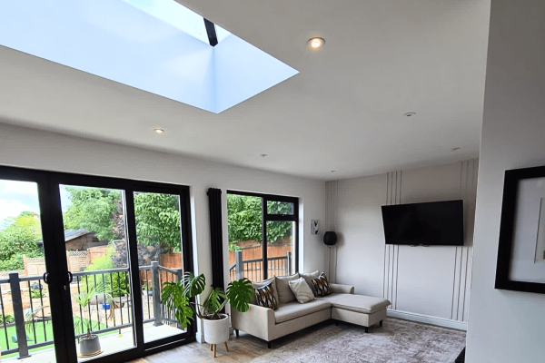 Living Room Extension Redhill Surrey by Mode Construction Group Local Builders covering Surrey, Sussex, Kent